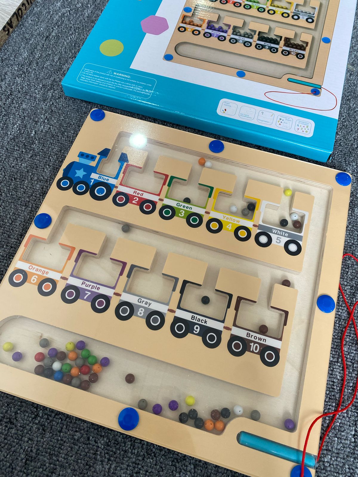 Miniatura 3 de Juego montessori magnetico infantil